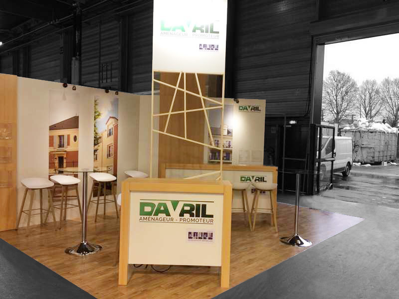 Stand sur-mesure DAVRIL au Salon de l'IMMOBILIER NEUF