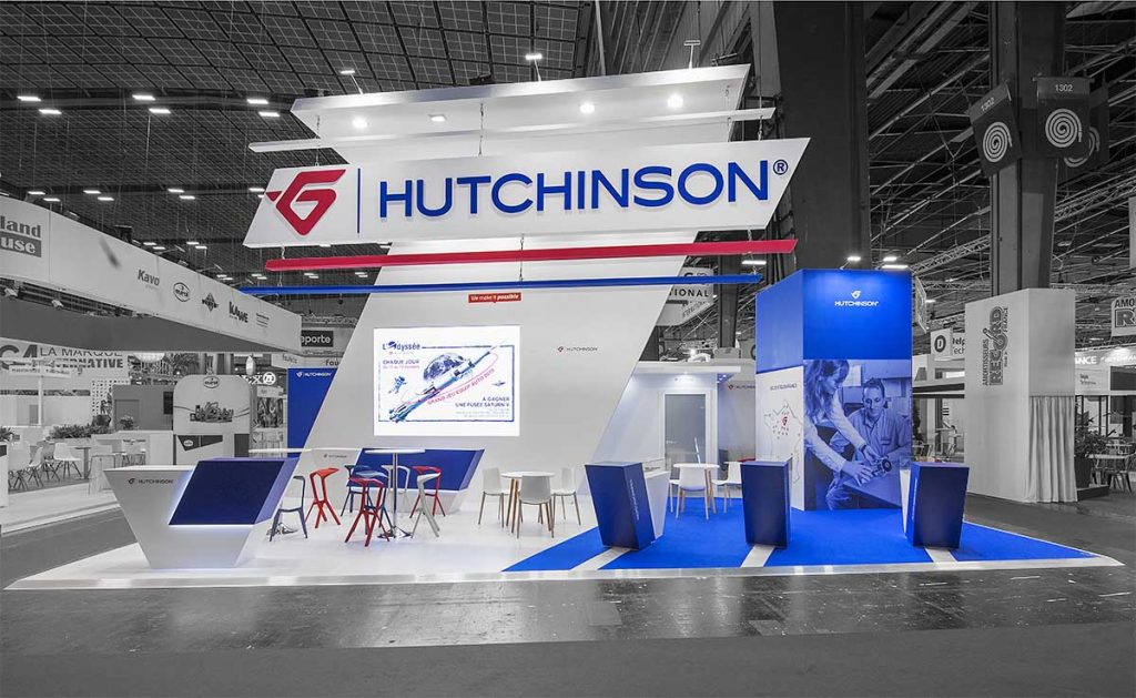 Stand sur-mesure HUTCHINSON sur EQUIP'AUTO