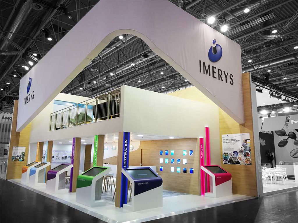 Stand sur-mesure IMERYS sur K-TRADEFAIR