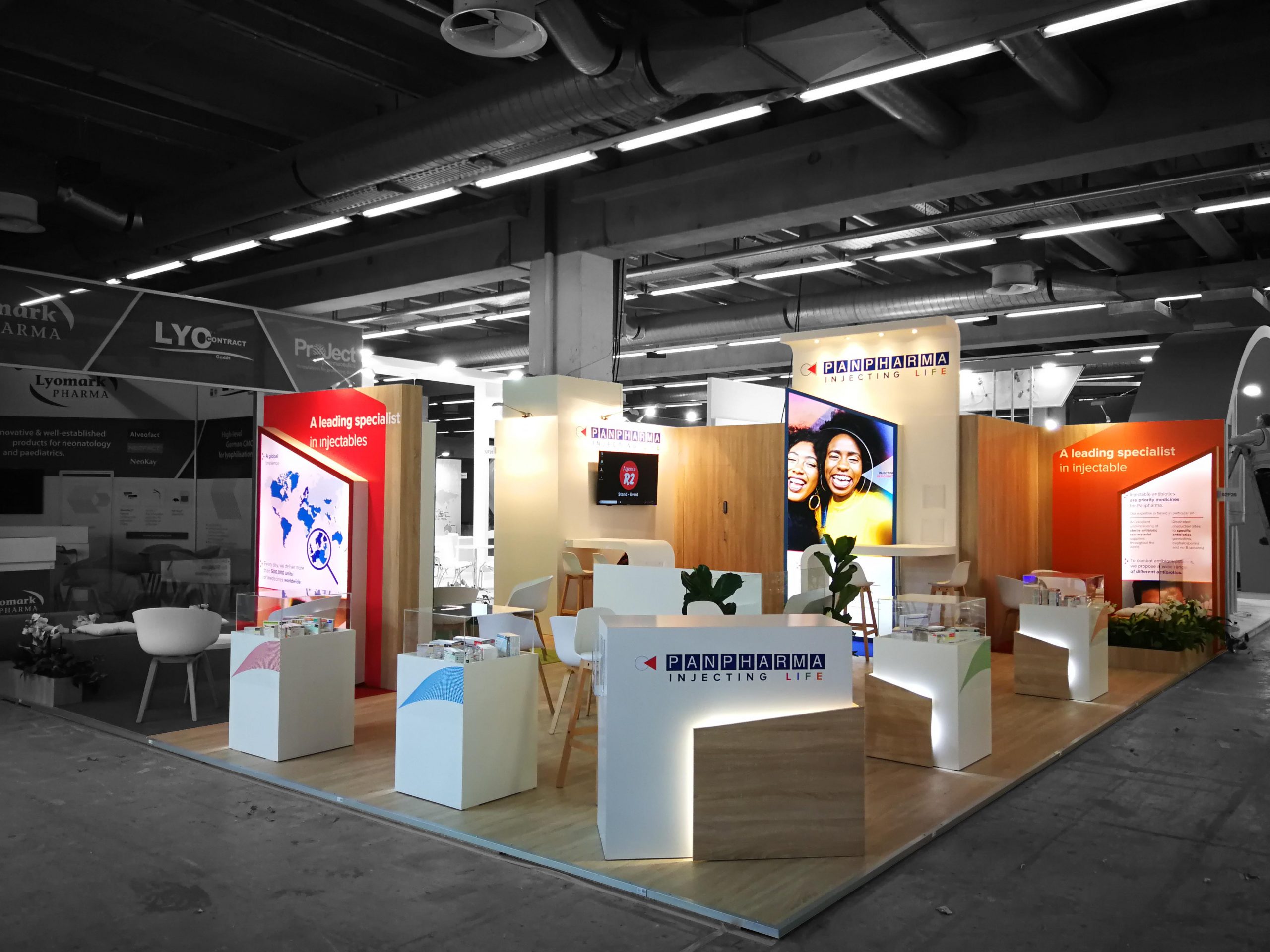 Stand sur-mesure PANPHARMA sur CPHI