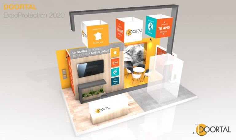 Stand sur-mesure DOORTAL sur le salon EXPOPROTECTION