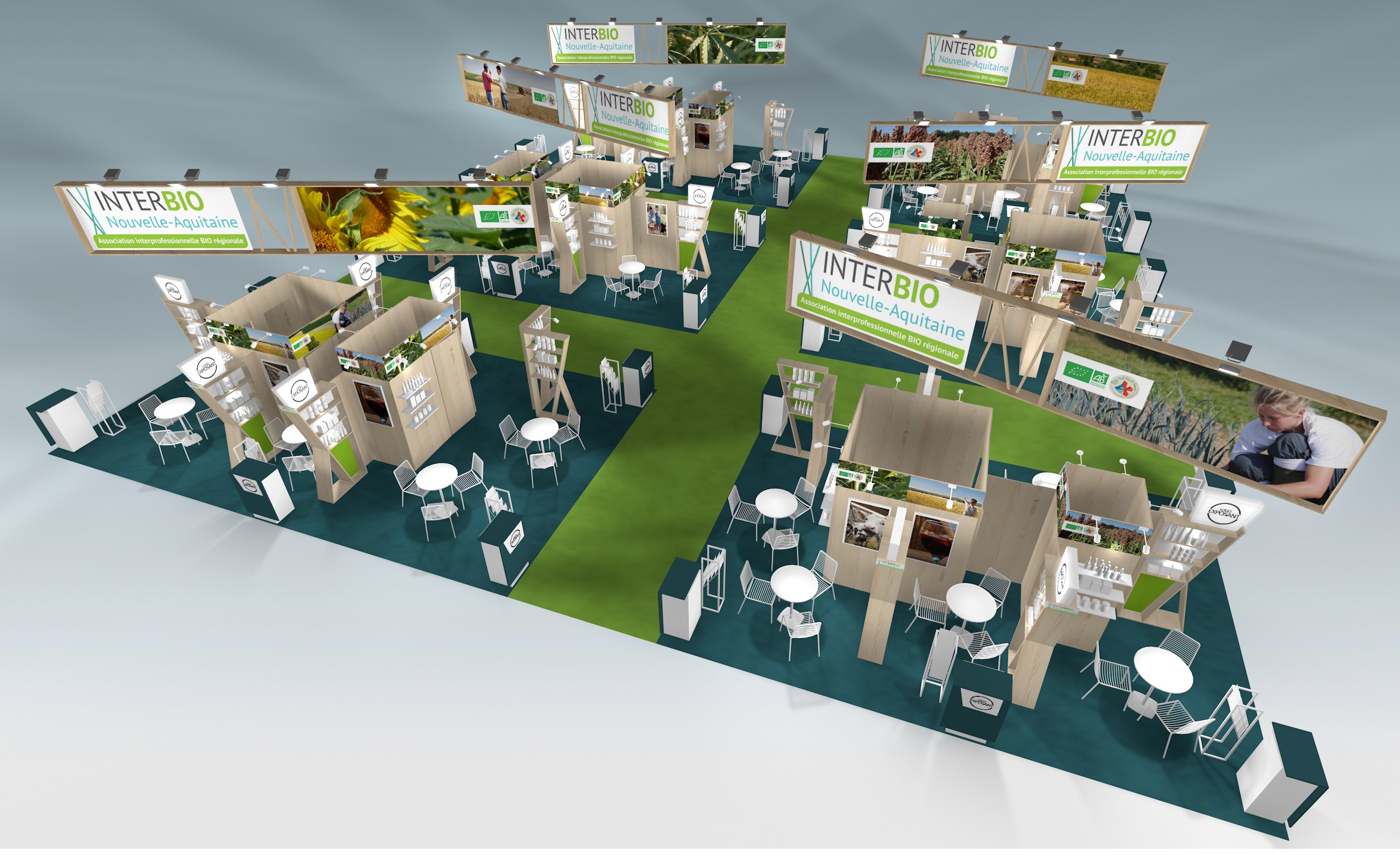 Nouveau projet de stand sur-mesure pour R2 Stand & Event sur les salons NATEXPO et BIOFACH