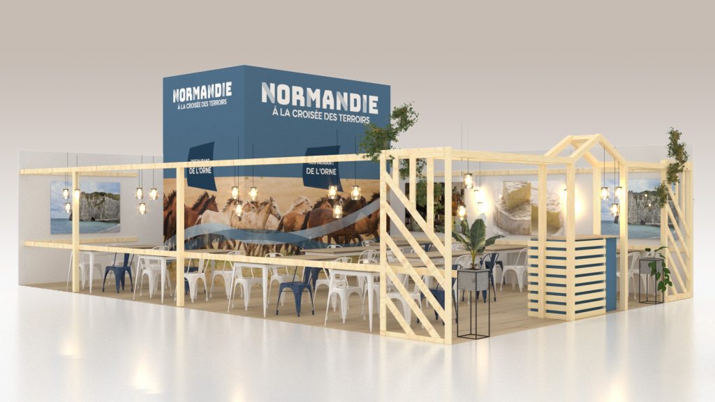 STAND CHAMBRE REGIONALE D'AGRICULTURE DE NORMANDIE SALON SIA