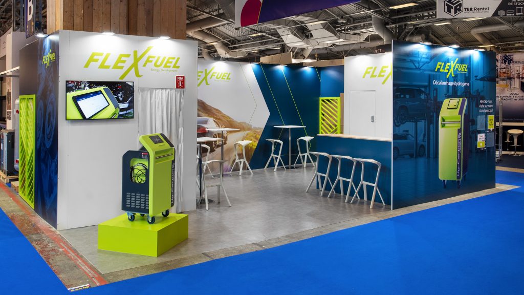 STAND FLEXFUEL 40M² SALON EQUIP AUTO