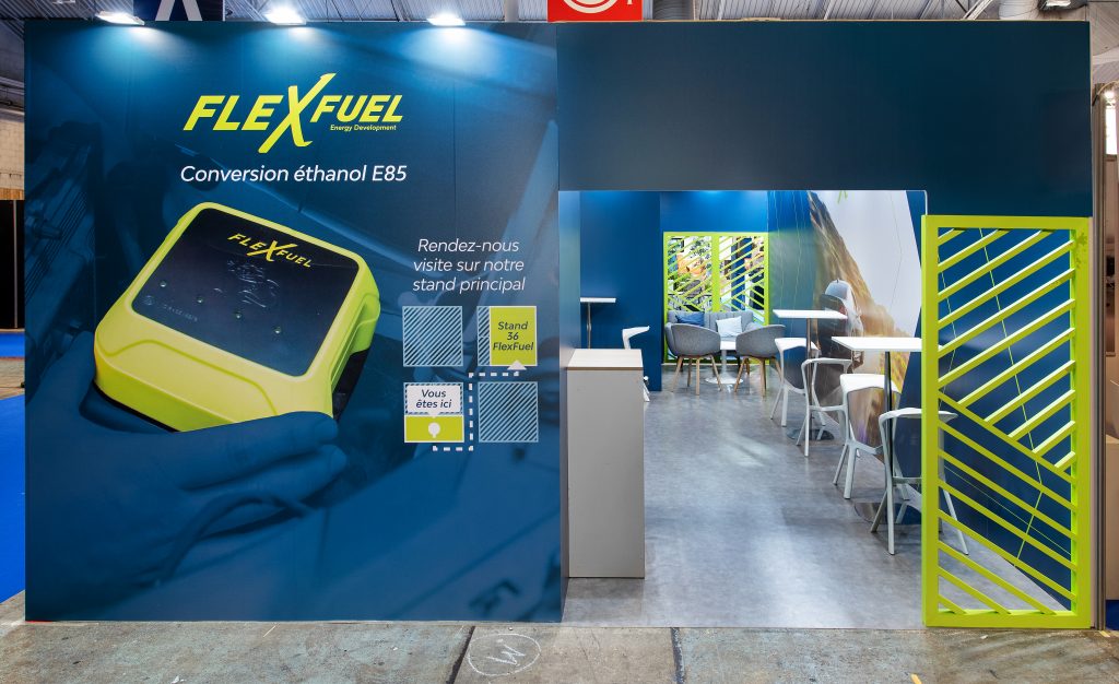 STAND FLEXFUEL 40M² SALON EQUIP AUTO