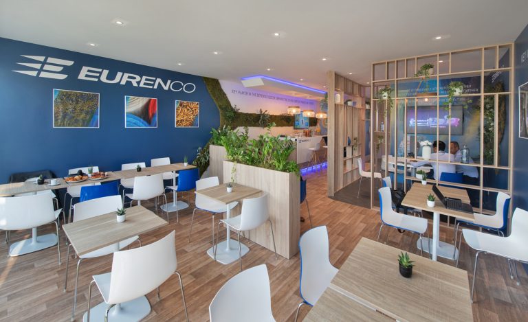 Chalet Eurenco sur le Salon SIAE 2025 - Vue de la zone rencontre