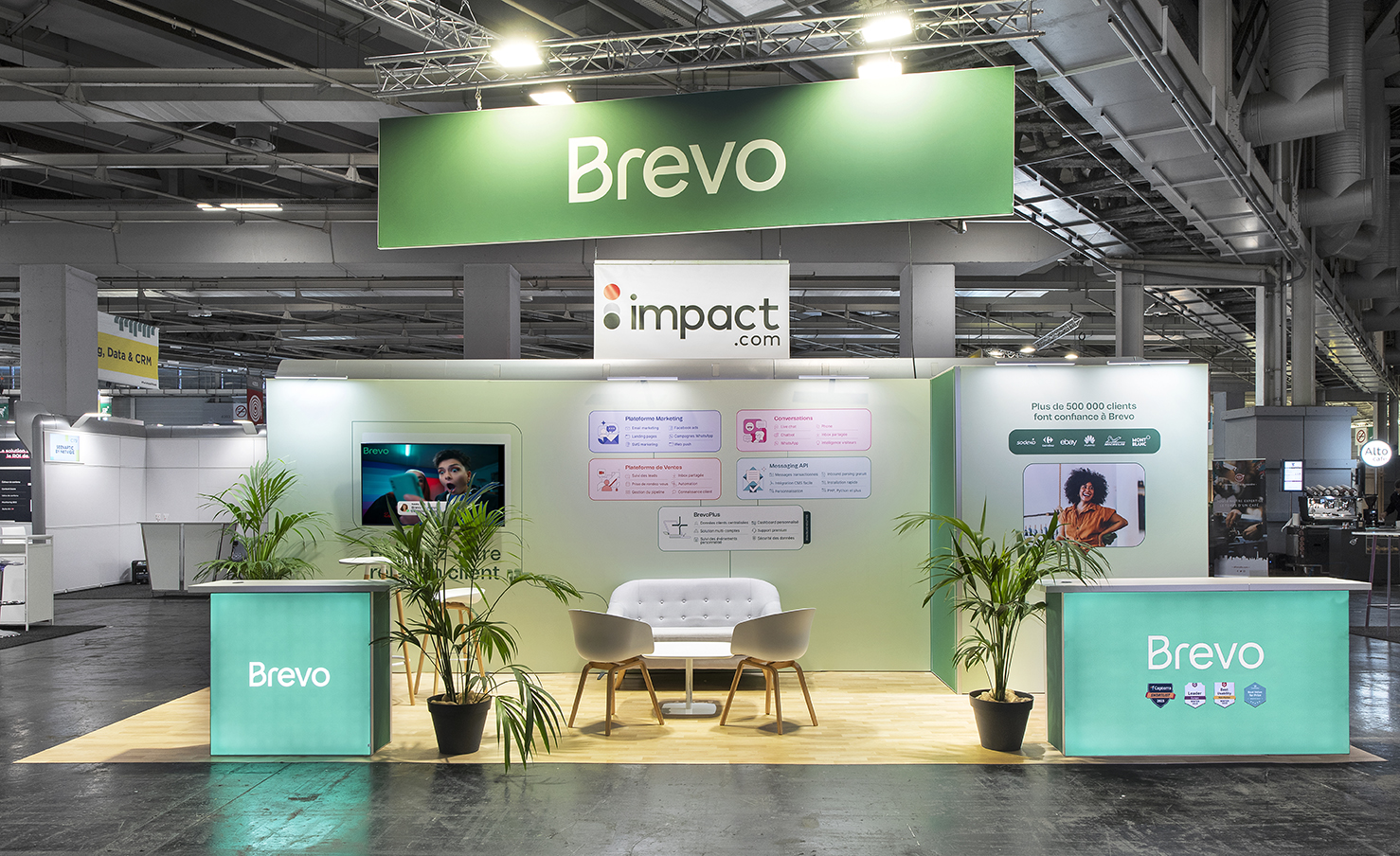 STAND BREVO SALON PARIS RETAIL WEEK