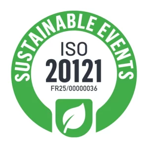 R2 Stand est certifié Sustainable Event : ISO 20121