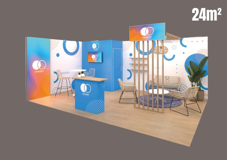 STAND MODULAIRE 24 m²