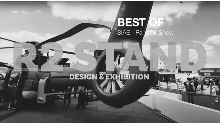 A look back at the stands created by R2 Stand at the Paris Air Show