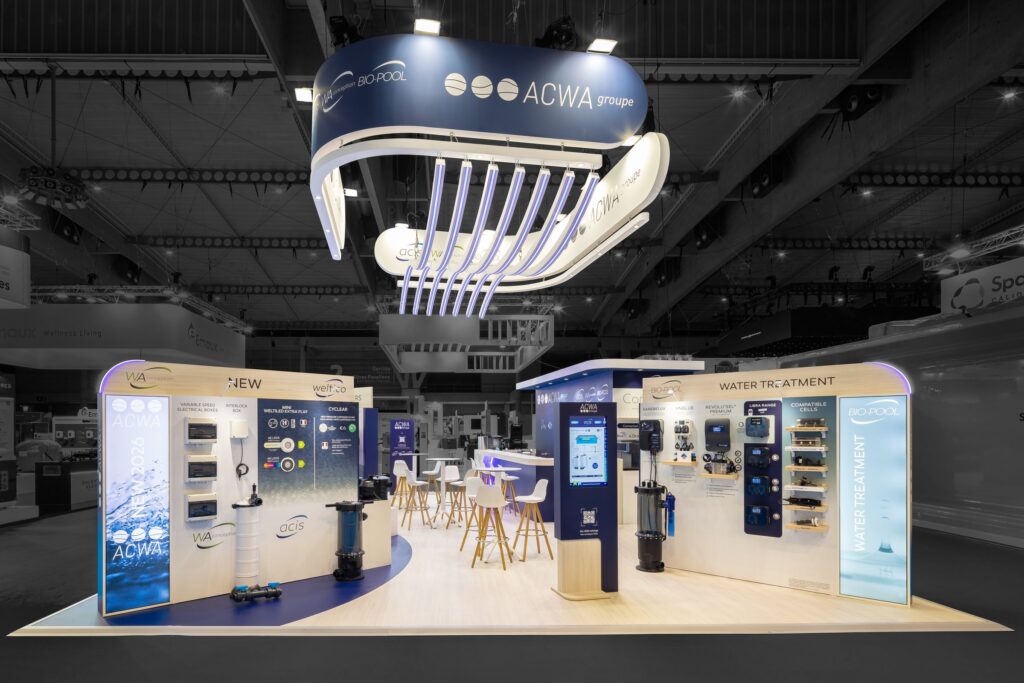 2025 photos stand acwa piscina barcelona vue côté droit