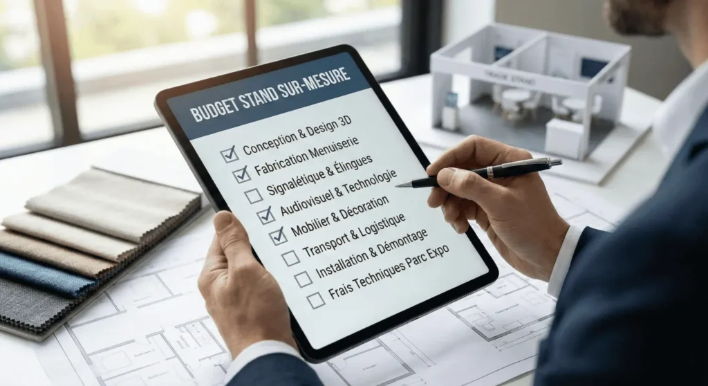 établir son budget de stand pour sa présence en salon