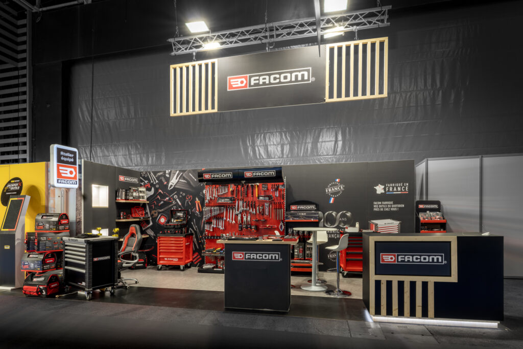 Stand Facom COFAQ vue de face