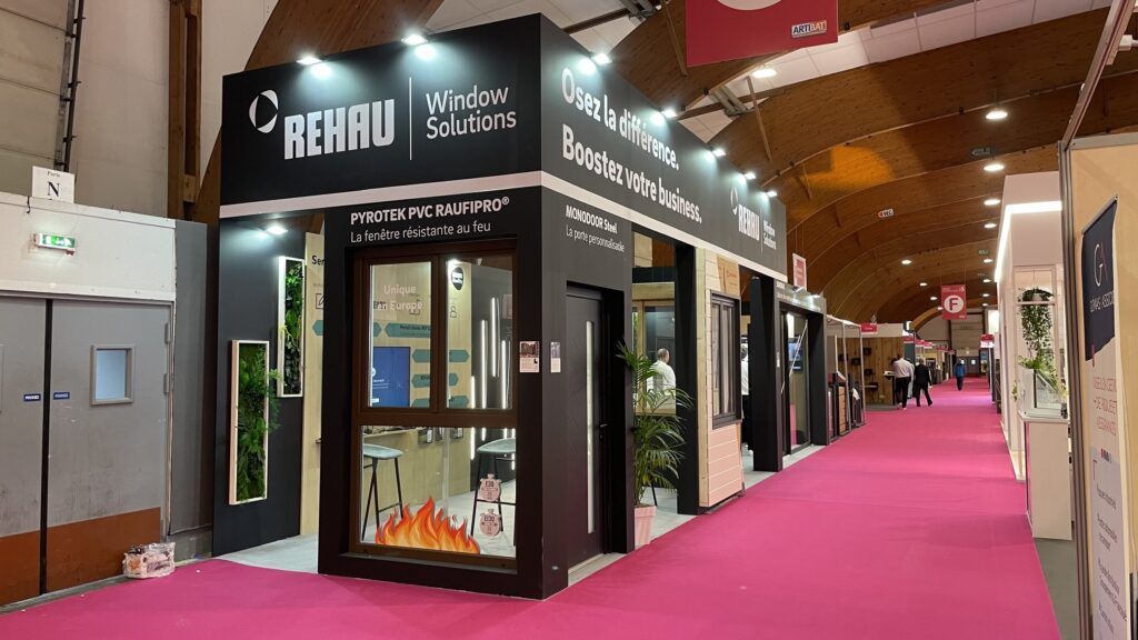 2023 photo stand rehau artibat vue angle principal