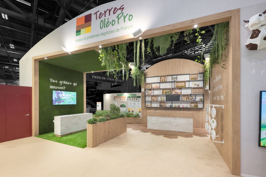 2026 photo stand terres oleo pro sia vue intérieure