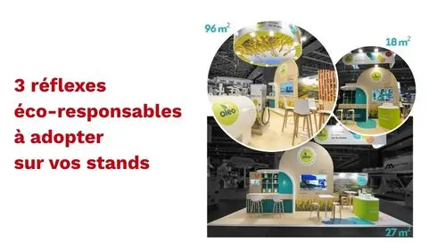 Les reflexe éco-responsables à adopter sur son stand