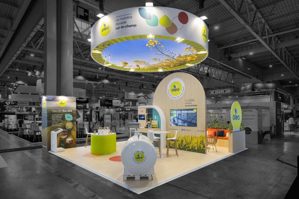 2026 photos stand oleo100 salon sitl vue angle stratégique