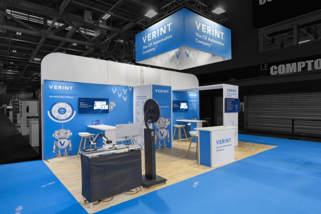 photo stand verint all4customer vue angle gauche