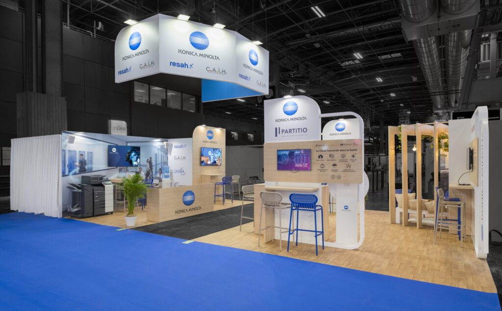 2026 photo stand konica salon santexpo vue angle d attaque