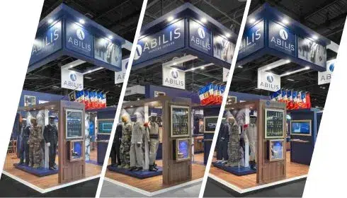 stand Abilis reutilise sur 4 salons différents