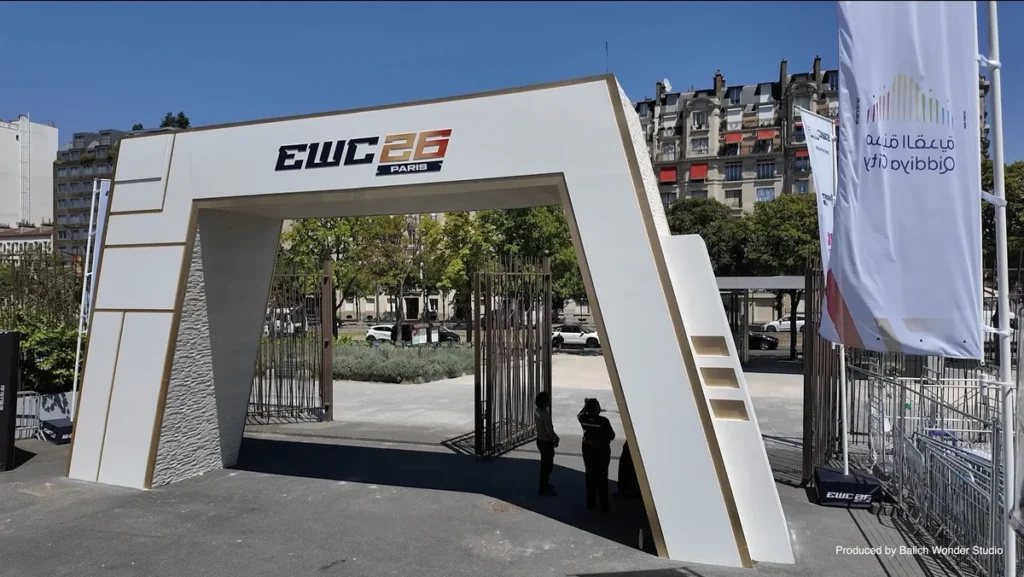 Arche réalisée par R2 Stand pour le EWC 2026