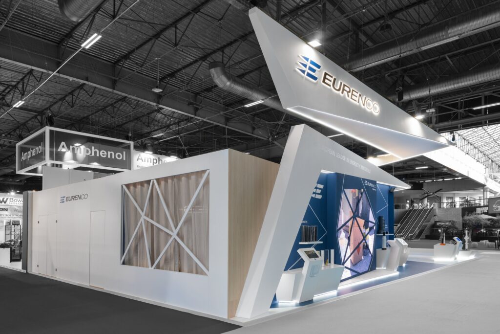photo stand eurenco eurosatory vue arrière