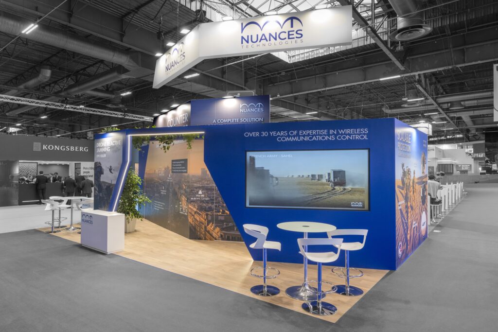 photo stand nuances eurosatory vue angle droit