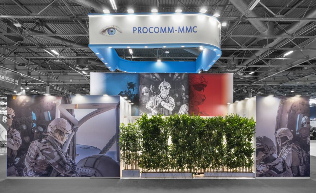 photo stand procomm eurosatory vue arrière 2